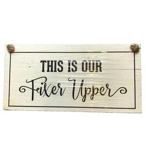 This Is‎ Our Fixer Upper Wall Art Home Decor Farmhouse Wood Sign